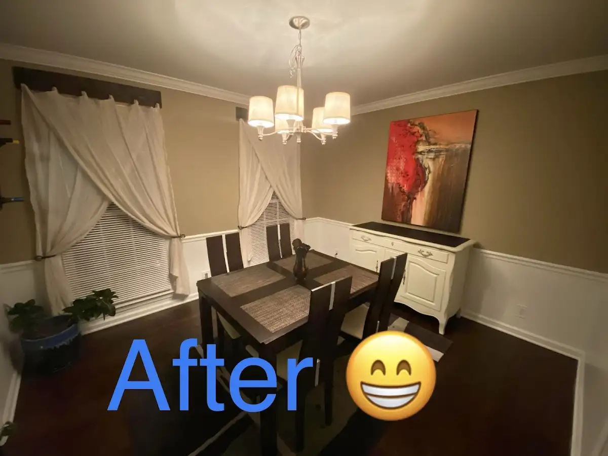 Professional dining room restoration after water damage in Paxton