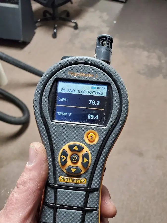 Moisture meter humidity assessment for Fire & Smoke Damage Restoration in Paxton